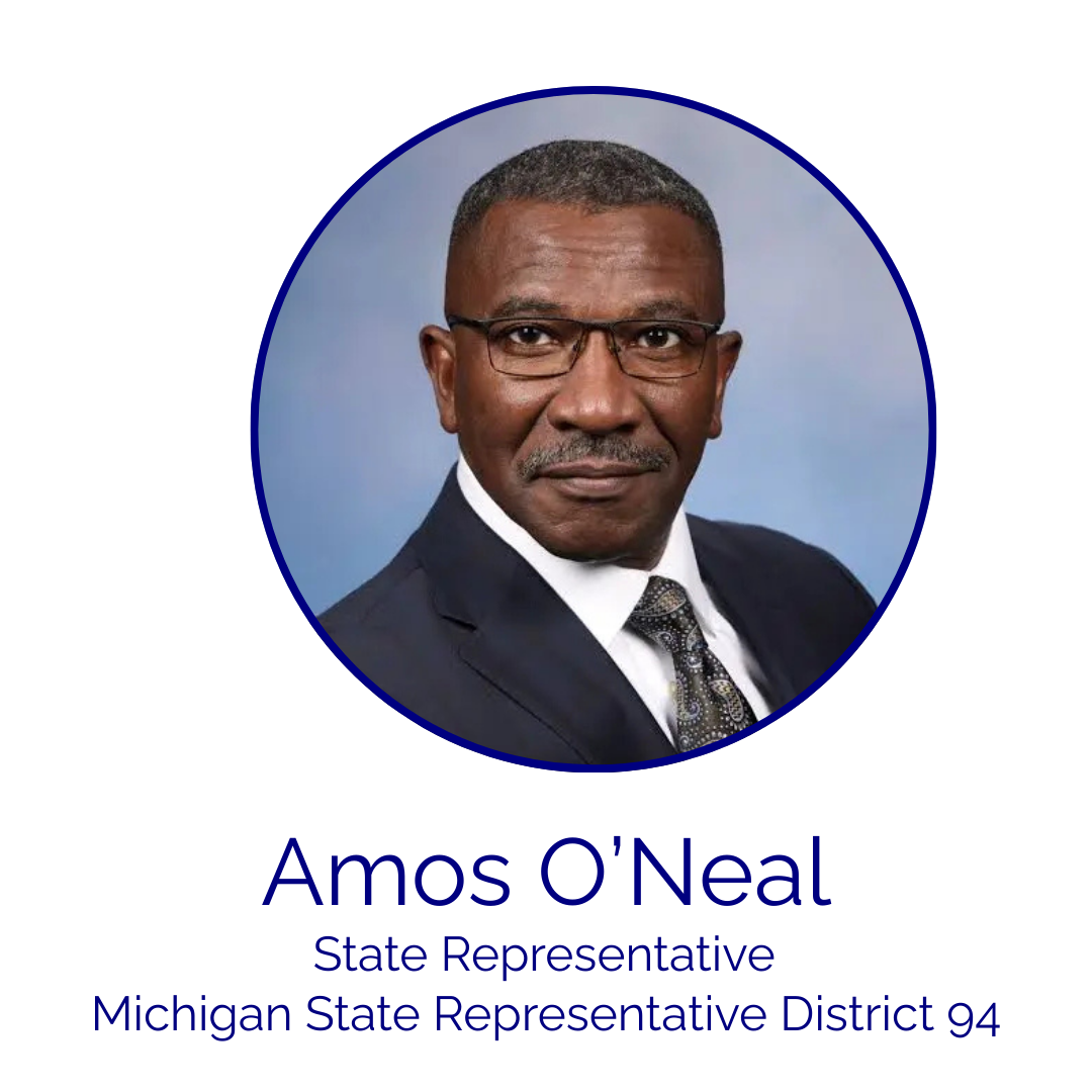 Image of Amos O'Neal.  Michigan State Representative - District 94